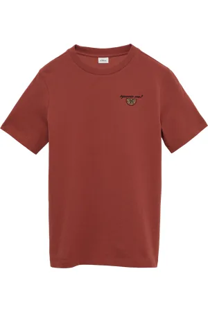 QS by s.Oliver T-Shirt aus Jersey mit Stick-Detail, Jungen