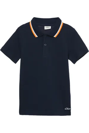 QS by s.Oliver Poloshirt mit Kontrast-Details, Kinder