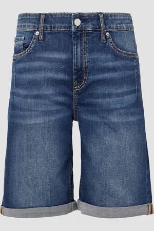 QS by s.Oliver Bermuda-Jeans Karolin / Regular Fit / Mid Rise / Turn-up, Damen