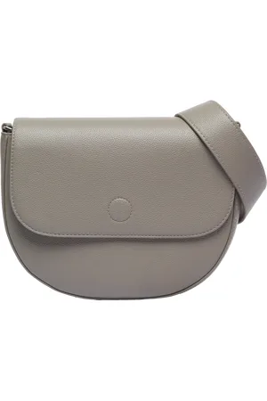QS by s.Oliver Crossbody-Bag mit Logo-Detail und Überschlag mit Magnetknopf, Damen