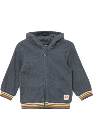 QS by s.Oliver Strukturierte Sweatjacke mit Öhrchen an der Kapuze, Babys