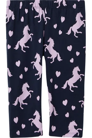 QS by s.Oliver Capri-Leggings mit All-over-Print, Kinder