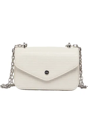 QS by s.Oliver Handliche Envelope-Bag mit Ketten-Schultergurt und Überschlag mit Magnetverschluss, Damen