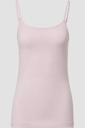 QS by s.Oliver Top mit verstellbaren Spaghettiträgern im Slim Fit, Damen