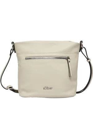 QS by s.Oliver City-Bag mit längenverstellbarem Riemen und Logo-Detail, Damen