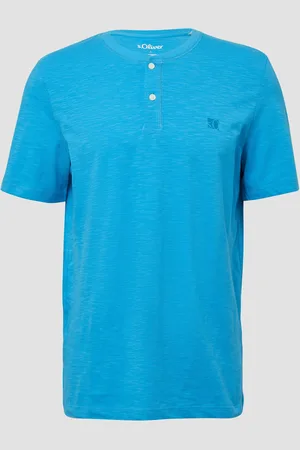 QS by s.Oliver Henley-Shirt mit Flammgarnstruktur, Herren