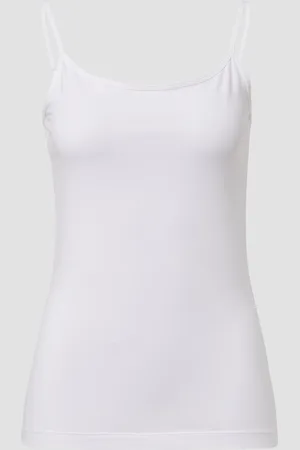 QS by s.Oliver Top mit verstellbaren Spaghettiträgern im Slim Fit, Damen