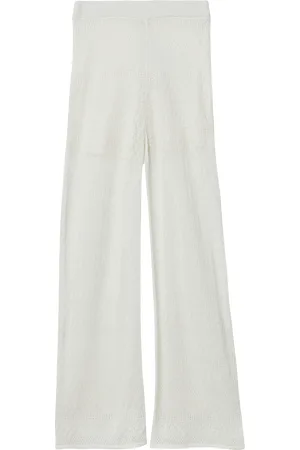 QS by s.Oliver Wide-Leg-Hose aus Ajourstrick mit Elastikbund, Mädchen