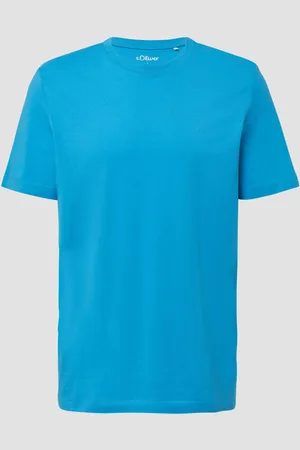 QS by s.Oliver Baumwoll-T-Shirt mit Logo-Print, Herren