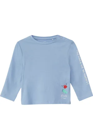 QS by s.Oliver Longsleeve mit Front- und Ärmelprint, Babys