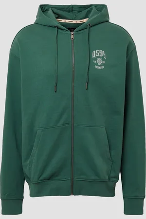 QS by s.Oliver Hoodie-Sweatshirtjacke mit Frontprint, Herren