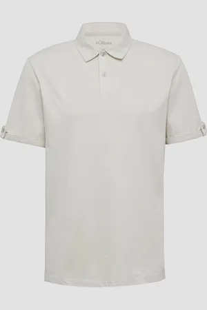 QS by s.Oliver Jersey-Poloshirt mit Ärmel-Detail, Herren