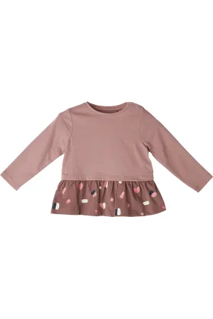 QS by s.Oliver Volantshirt mit Print, Babys