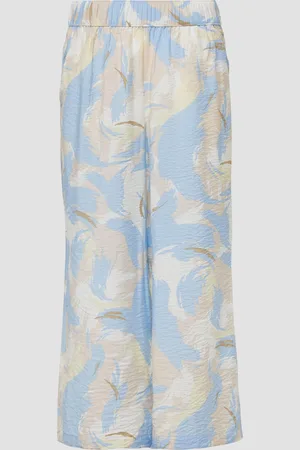 QS by s.Oliver Strukturierte Culotte aus Viskosemix, Damen