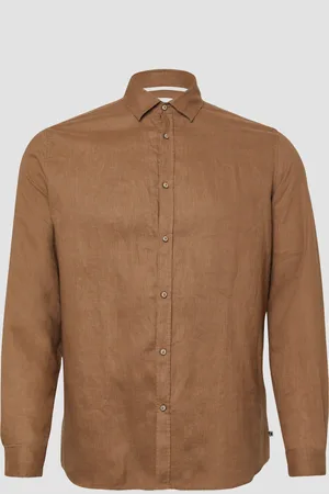 QS by s.Oliver Regular Fit: Hemd aus Leinen mit Button-Down-Kragen, Herren