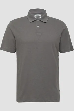 QS by s.Oliver Jersey-Poloshirt aus Leinenmix, Herren