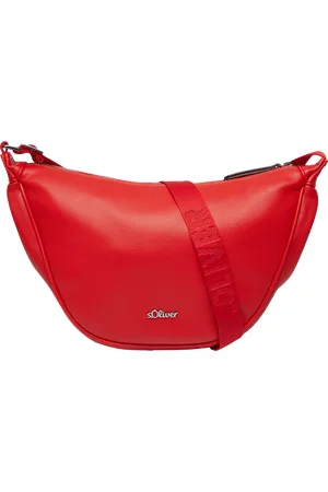 QS by s.Oliver Schultertasche mit Logo auf dem längenverstellbaren Schultergurt, Damen