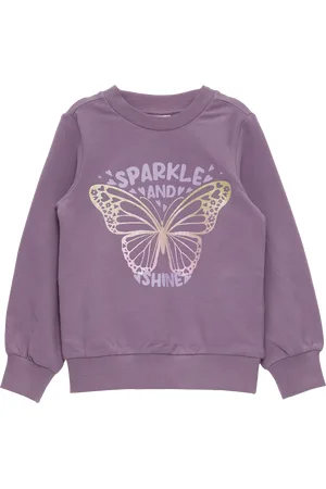 QS by s.Oliver Sweatshirt mit Glitzerprint, Kinder