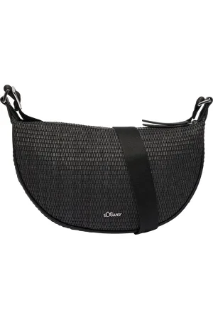 QS by s.Oliver Halbmondtasche mit Twillfutter, Damen