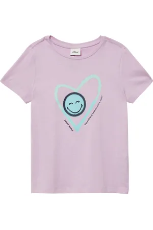 QS by s.Oliver T-Shirt im Loose Fit mit Smiley®-Print, Kinder