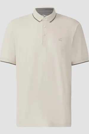 QS by s.Oliver Sportives Piqué-Poloshirt mit Kontrast-Details, Herren