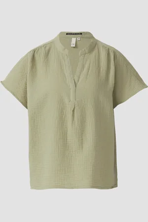 QS by s.Oliver Bluse aus Musselin, Damen