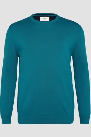 QS by s.Oliver Strickpullover mit Logo-Detail, Herren