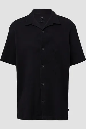 QS by s.Oliver Resort Fit: Hemd aus Waffelpiqué, Herren