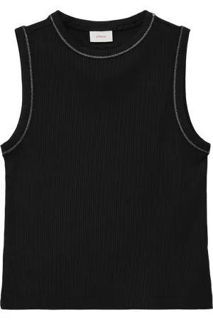 QS by s.Oliver Kurzes Tanktop aus Viskosestretch, Mädchen
