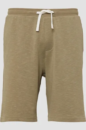 QS by s.Oliver Detroit: Sweat-Bermuda mit Flammgarnstruktur im Relaxed Fit, Herren
