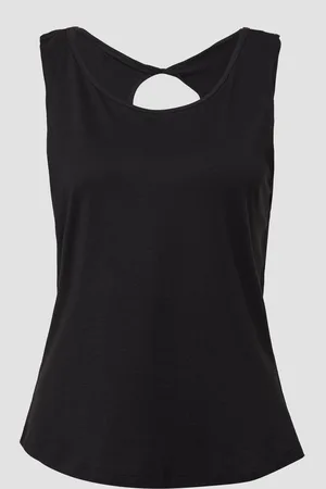 QS by s.Oliver Top mit dekorativem Cut-out, Damen