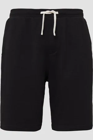 QS by s.Oliver Detroit: Sweat-Bermuda mit Flammgarnstruktur im Relaxed Fit, Herren