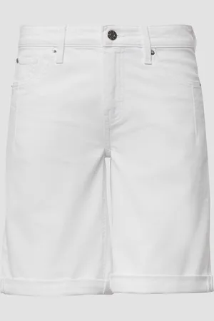 QS by s.Oliver Jeans-Bermuda Karolin / Straight Fit / Mid Rise / Straight Leg, Damen