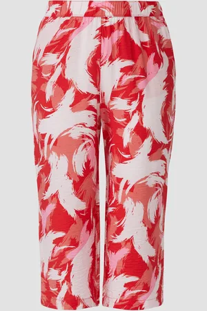 QS by s.Oliver Strukturierte Culotte aus Viskosemix, Damen