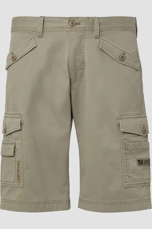 QS by s.Oliver File: Strukturierte Cargo-Bermuda Relaxed Fit, Herren
