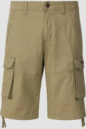 QS by s.Oliver File: Cargo-Bermuda im Relaxed Fit mit Struktur, Herren