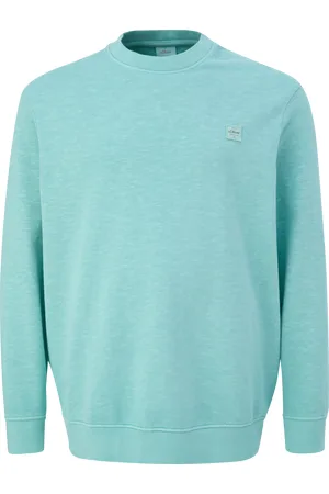 QS by s.Oliver Sweatshirt mit Rippblende, Herren