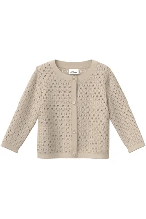 QS by s.Oliver Cardigan aus Ajourstrick mit Knöpfen, Babys