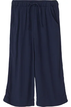 QS by s.Oliver Wide-Leg-Hose aus crinkled Viskose mit Elastikbund, Kinder