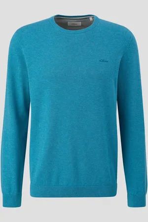 QS by s.Oliver Strickpullover mit Logo-Stickerei, Herren