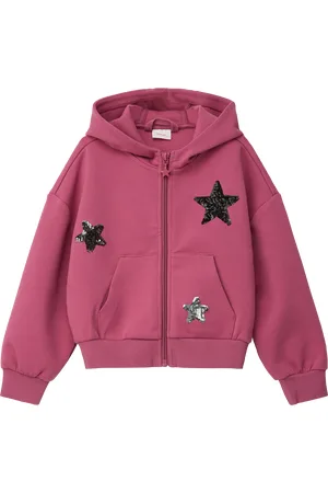 QS by s.Oliver Sweatshirtjacke mit Pailletten, Kinder