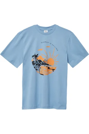QS by s.Oliver Jersey-T-Shirt mit Frontprint, Jungen