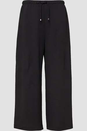 QS by s.Oliver Strukturierte Culotte mit Elastikbund, Damen