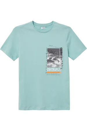 QS by s.Oliver Jersey-T-Shirt mit Frontprint, Jungen