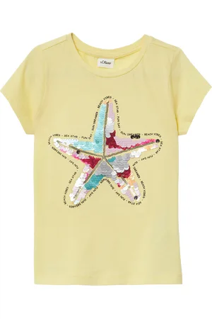 QS by s.Oliver T-Shirt im A-Shape mit Wendepailletten, Kinder