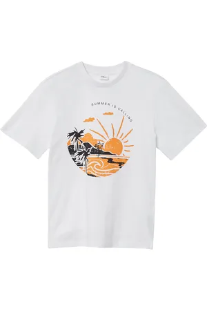 QS by s.Oliver Jersey-T-Shirt mit Frontprint, Jungen