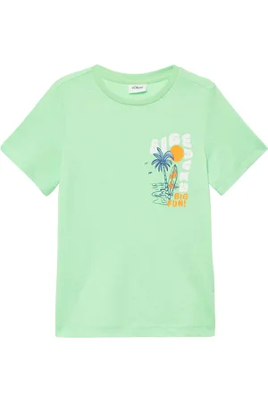 QS by s.Oliver Jersey-T-Shirt mit Frontprint, Kinder
