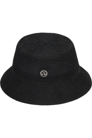 QS by s.Oliver Geflochtener Fischerhut mit Logo-Patch, Herren