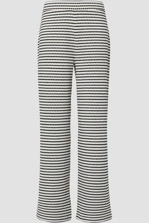 QS by s.Oliver Strukturierte Wide-Leg-Hose im Relaxed Fit, Damen