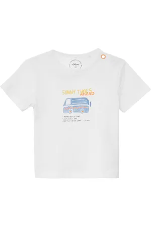 QS by s.Oliver T-Shirt aus Baumwolle mit Frontprint, Babys
